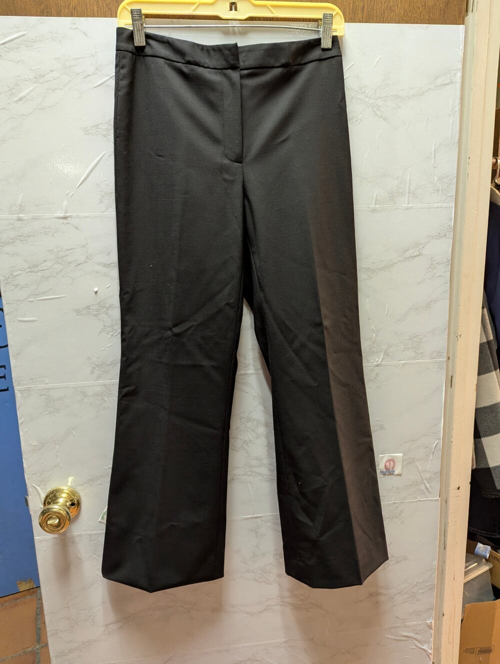 Alex Marie Black Career Pants Straight Leg Petite Lined Professional 4 Petite